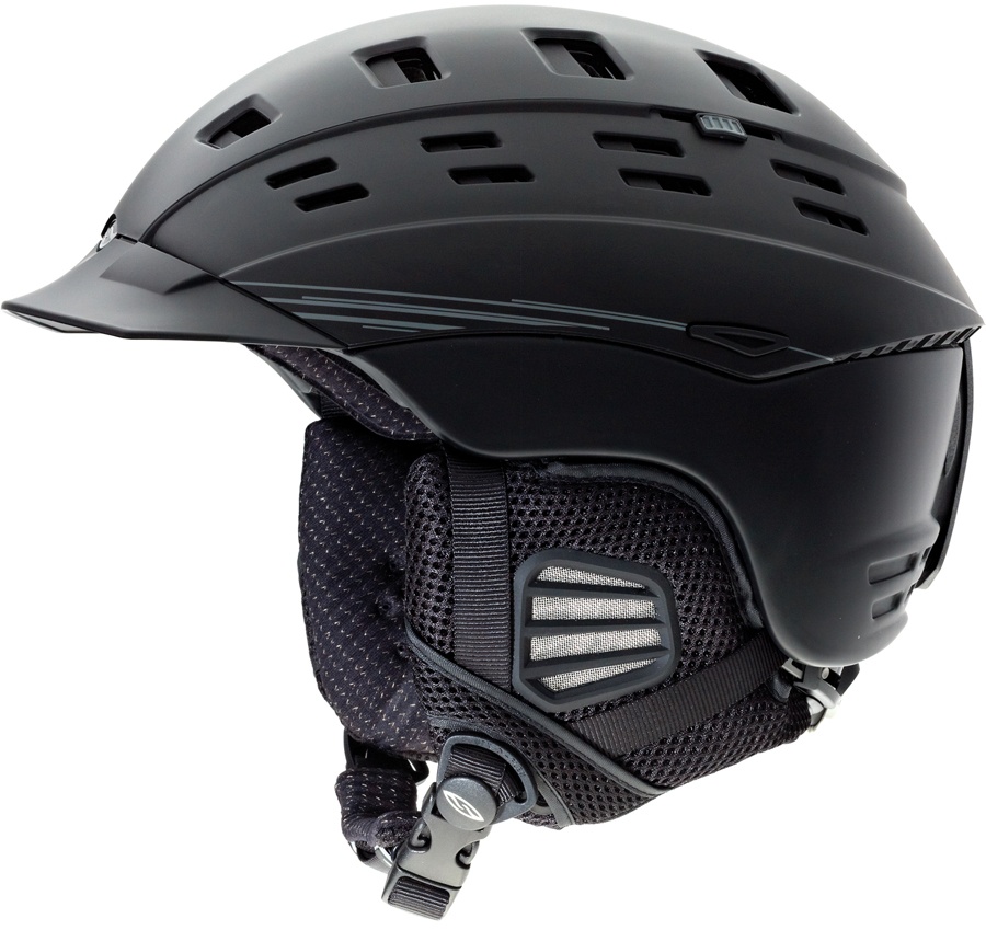 Smith Variant Brim Ski/Snowboard Helmet, S, Matte Black
